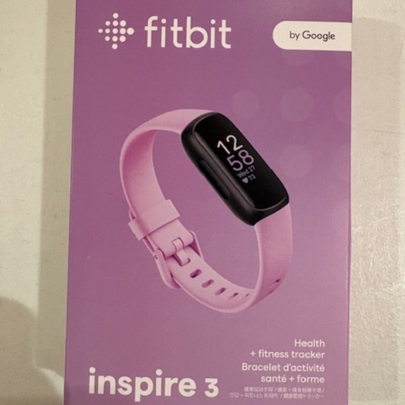 Fitbit Inspire 3 in Lilac Bliss Colour - Picture 1 of 4